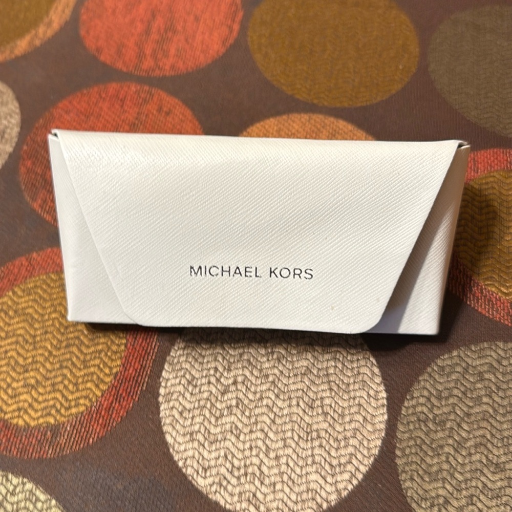 Michael Kors Eyeglasses Case White
